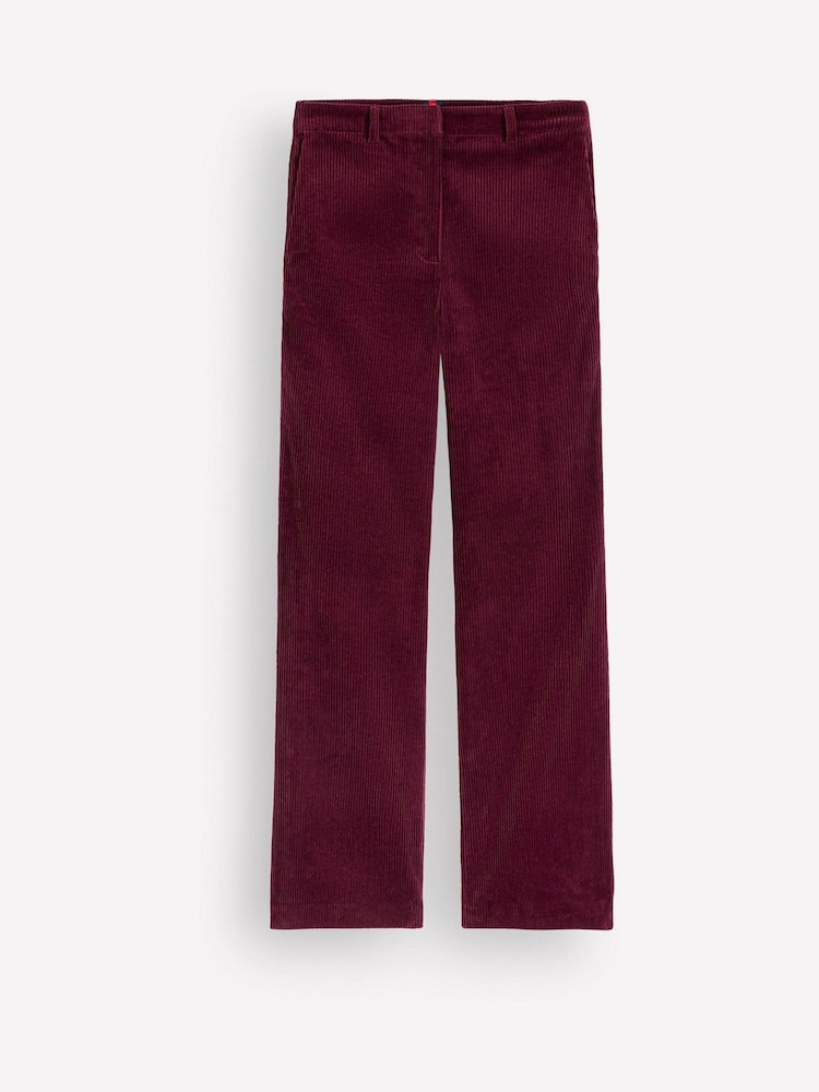 Boden Purple Fitzrovia Cord Column Trousers - Image 6 of 6 Boden Purple Fitzrovia Cord Column Trousers - Image 6 of 6