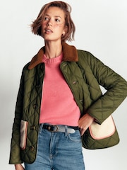 Verde - Boden Reversible Borg Mix Coat - Immagine 1 di 6