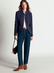 Boden Blue Hereford Boiled Wool Jacket - Image 4 of 7