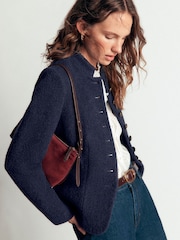 Boden Blue Hereford Boiled Wool Jacket - Image 6 of 7