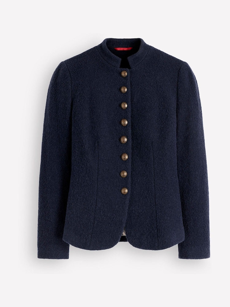 Boden Blue Hereford Boiled Wool Jacket - Image 7 of 7 Boden Blue Hereford Boiled Wool Jacket - Image 7 of 7