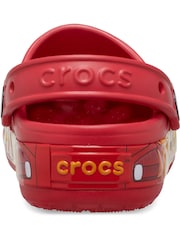 Crocs Red Kids' Disney and Pixar Cars' Lightning McQueen Clog - Image 2 of 7