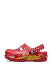 Crocs Red Kids' Disney and Pixar Cars' Lightning McQueen Clog - Image 3 of 7
