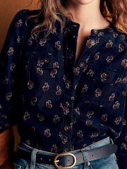 Boden Blue Thea Cord Shirt - Image 2 of 5