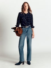 Boden Blue Thea Cord Shirt - Image 4 of 5