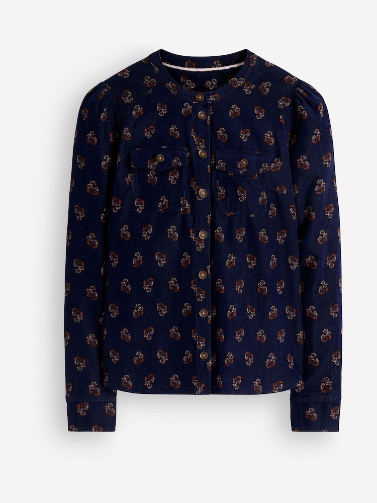 Boden Blue Thea Cord Shirt - Image 5 of 5 Boden Blue Thea Cord Shirt - Image 5 of 5