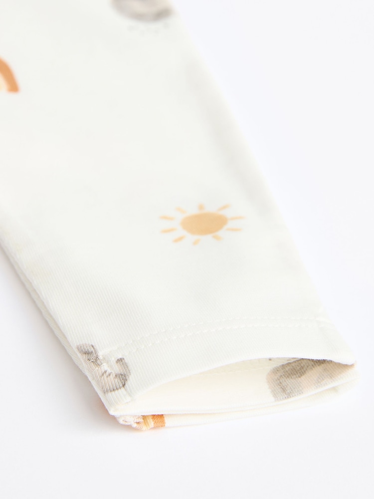 Cream Elephant Baby 100% Cotton Top And Leggings Set (0mths-2yrs) - Image 12 of 12