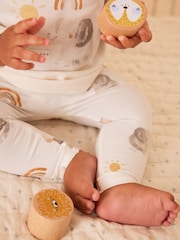 Cream Elephant Baby 100% Cotton Top And Leggings Set (0mths-2yrs) - Image 4 of 12
