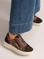 Lunar Brown Brenda Trainers - Image 1 of 5