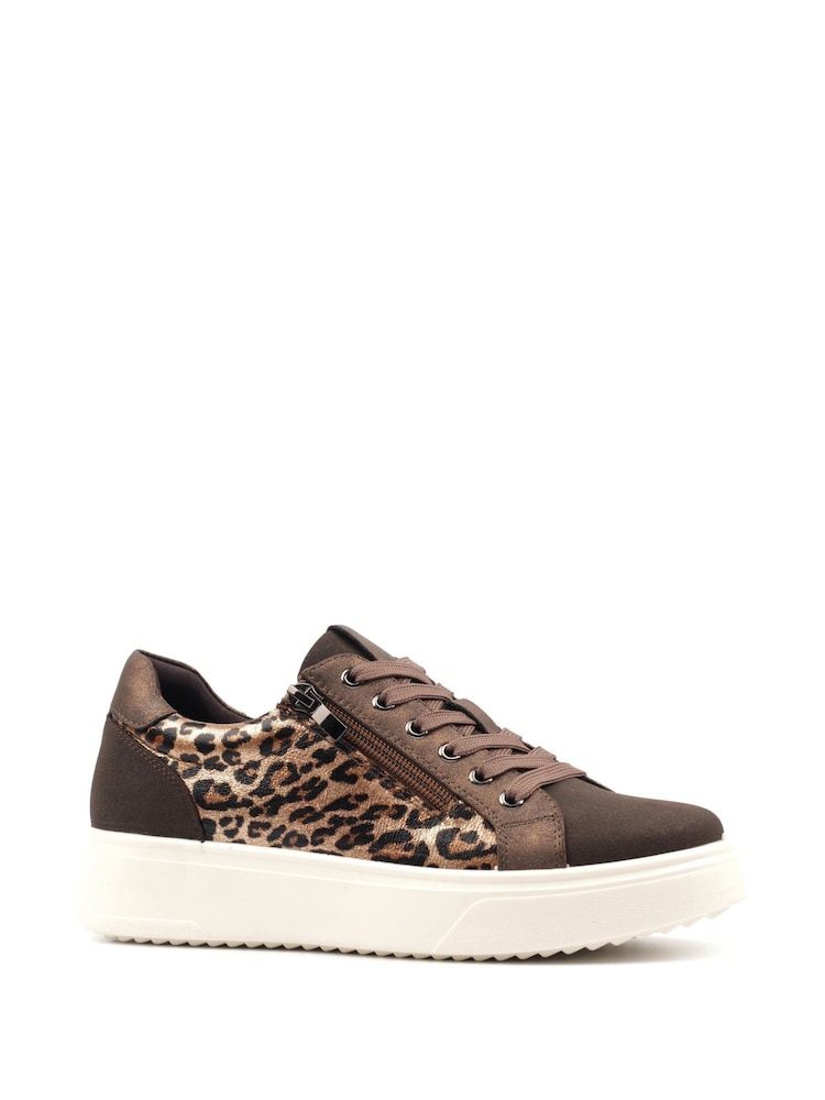 Lunar Brown Brenda Trainers - Image 2 of 5 Lunar Brown Brenda Trainers - Image 2 of 5
