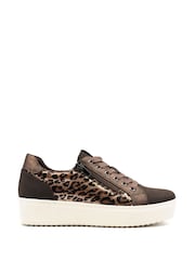 Lunar Brown Brenda Trainers - Image 3 of 5
