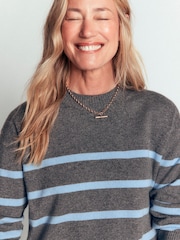 Boden Fay Cashmere Dairəvi boyun Neck Cemper - 7şəkildən 2 şəkil