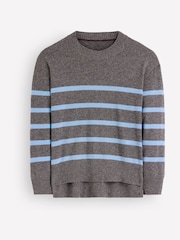 Boden Fay Cashmere Dairəvi boyun Neck Cemper - 7şəkildən 6 şəkil