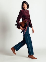 Boden Red Hereford Military Cord Jacket - Image 4 of 5