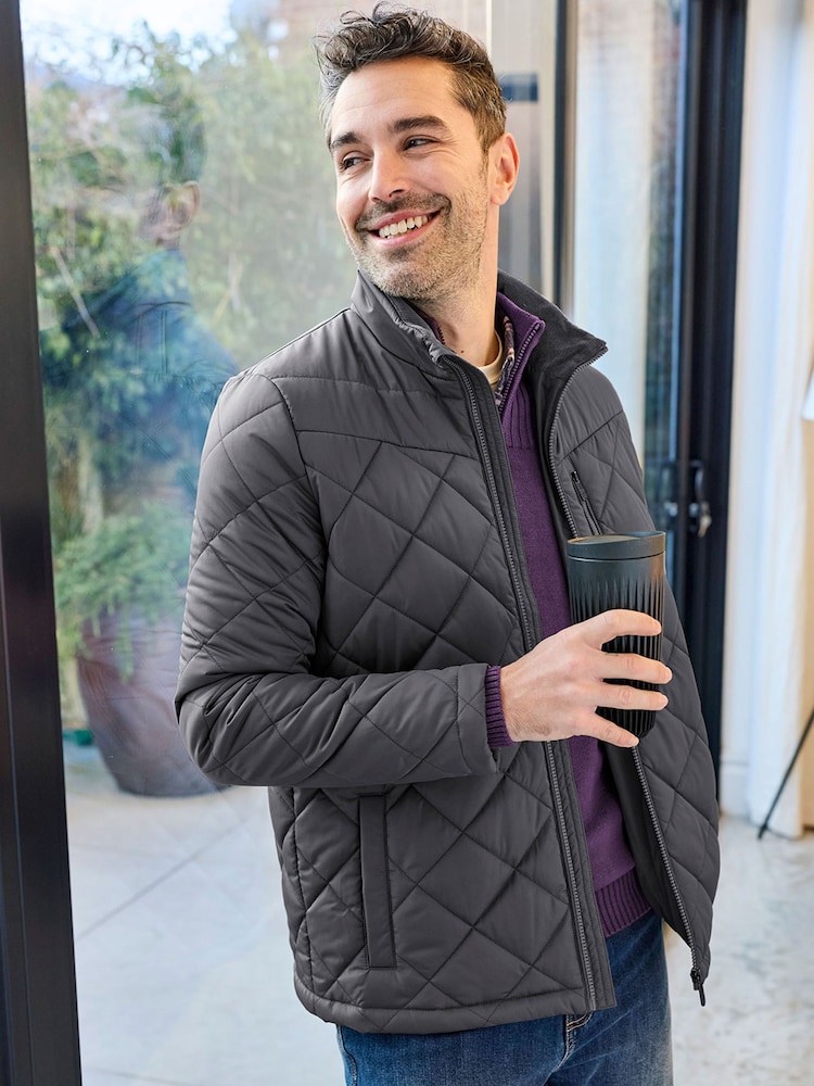 Cotton Traders Blue Showerproof Padded Jacket - Image 2 of 4 Cotton Traders Blue Showerproof Padded Jacket - Image 2 of 4