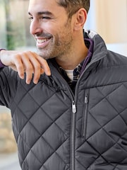 Cotton Traders Blue Showerproof Padded Jacket - Image 4 of 4