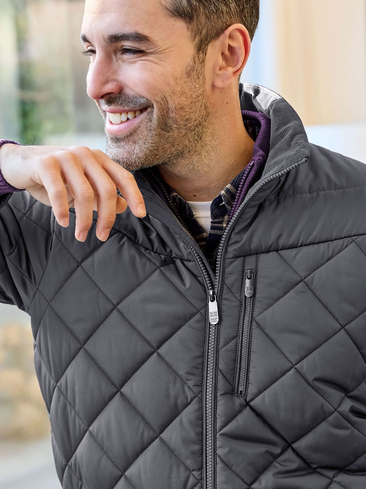 Cotton Traders Blue Showerproof Padded Jacket - Image 4 of 4 Cotton Traders Blue Showerproof Padded Jacket - Image 4 of 4
