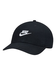 Nike Black/White Futura Washed Cap - Image 1 of 2