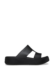 Crocs Black Getaway Platform H-Strap Sandals - Image 1 of 7