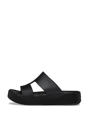 Crocs Black Getaway Platform H-Strap Sandals - Image 5 of 7