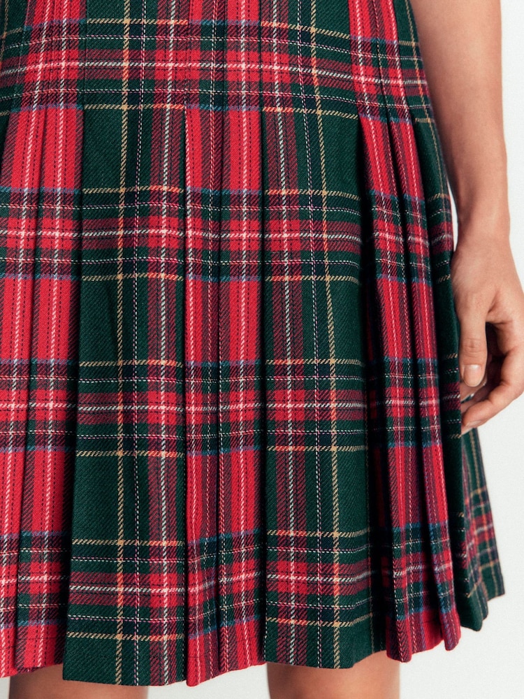 그린 - Boden Multi Panel Wool Blend Skirt - 6의 이미지 2