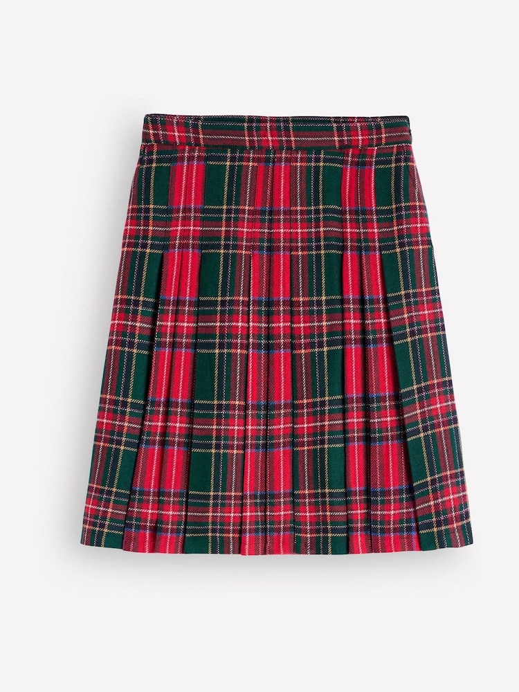 그린 - Boden Multi Panel Wool Blend Skirt - 6의 이미지 6