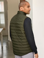 Cotton Traders Green Ultra-Light Padded Gilet - Image 2 of 4