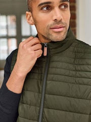 Cotton Traders Green Ultra-Light Padded Gilet - Image 4 of 4