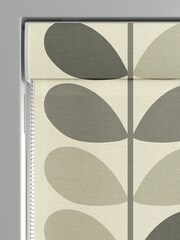 Orla Kiely Grey 100% Cotton Stem Made To Measure Roman Blind - Image 3 of 5