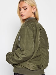 PixieGirl Petite Green Bomber Jacket - Image 2 of 4