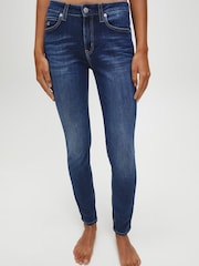 Calvin Klein Jeans Blue Mid Rise Skinny Jeans - Image 1 of 1