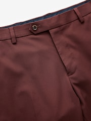 Brick Red Regular Fit Motionflex Stretch Suit: Trousers - Image 6 of 8