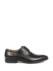 Jones Bootmaker Manchester Leather Derby Black Shoes - Image 1 of 5