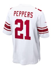 Nike White NFL New York Giants Game Road Jersey - Jabrill Peppers - Image 3 of 3