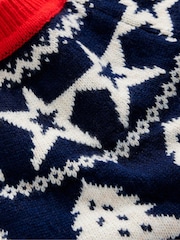 Boden Blue Edie Fair Isle Jumper - Image 6 of 7