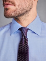 أزرق فاتح - تلبيس قياسي - حزمة من قميص مميز من مجموعة Signature بأساور واحدة و ربطة عنق - صورة 4 من 6