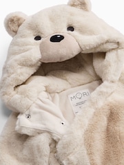 MORI Supersoft Fleece Lined Polar Bear Faux Fur Pramsuit - Bild 4 av 4