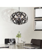 Gallery Home Bronze London 3 Bulb Pendant Ceiling Light - Image 1 of 8