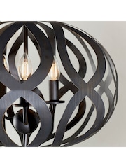 Gallery Home Bronze London 3 Bulb Pendant Ceiling Light - Image 5 of 8
