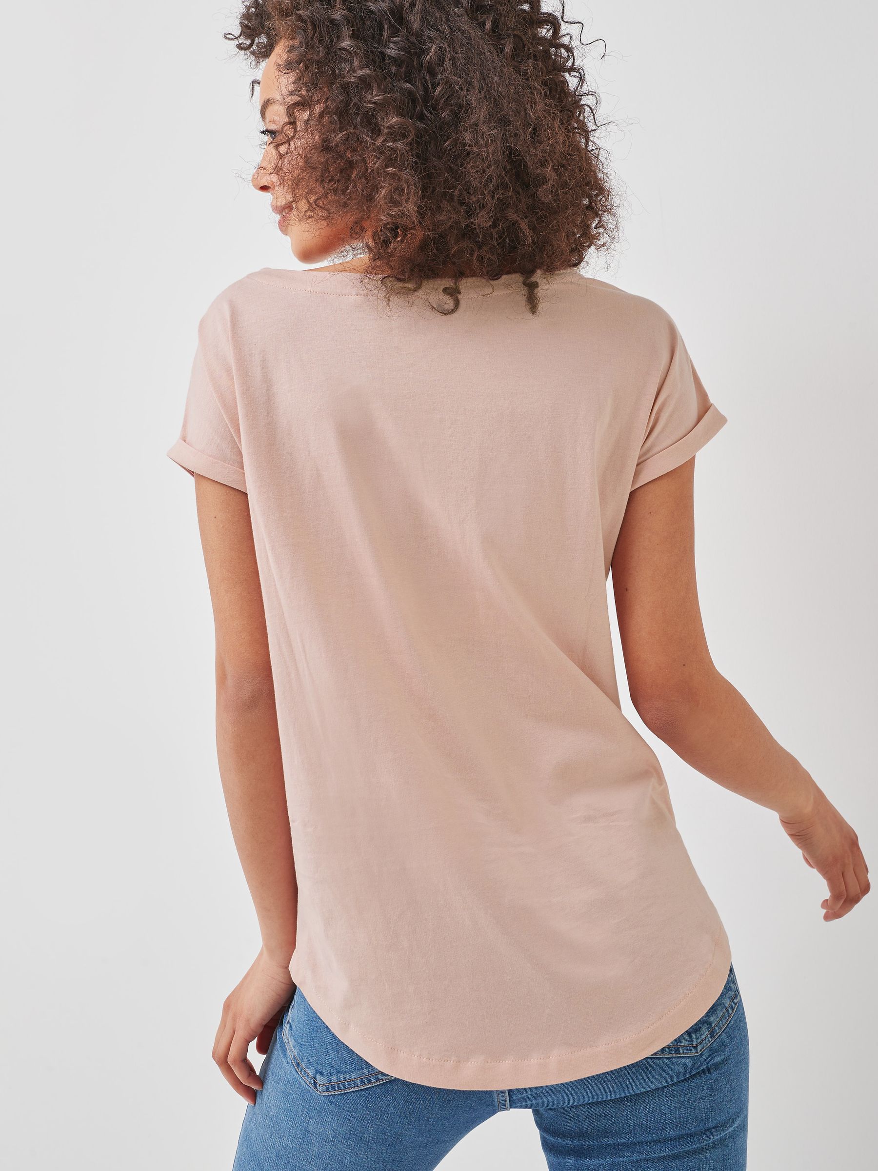 Buy Pink Light Cap Sleeve T-Shirt Top from Next USA