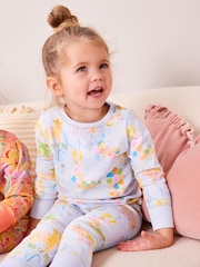 Mehrfarbig mit Cartoon - Langärmeliger Kuschel-Pyjama mit Druck, im 3er-Pack (9Monate–10Jahre) - Bild 4 von 12
