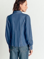 Boden Blue Sky Denim Shirt - Image 3 of 6