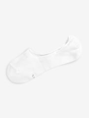 White 5 Pack Invisible Trainers Socks - Image 2 of 2