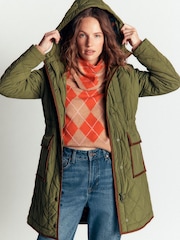 Boden Green Quilted 4-in-1 Parka Coat - Image 1 of 7