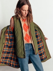 Boden Green Quilted 4-in-1 Parka Coat - Image 5 of 7