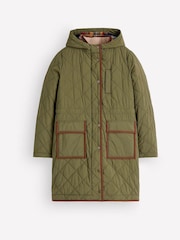 Boden Green Quilted 4-in-1 Parka Coat - Image 7 of 7