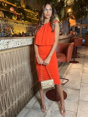 AX Paris Ruched Skirt Bodycon Midi Dress - Image 4 of 4