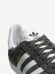 adidas Originals Charcoal Gazelle Trainers - Image 11 of 12