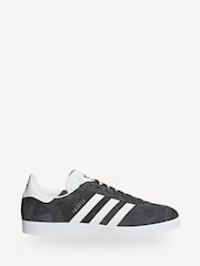 adidas Originals Charcoal Gazelle Trainers - Image 2 of 12