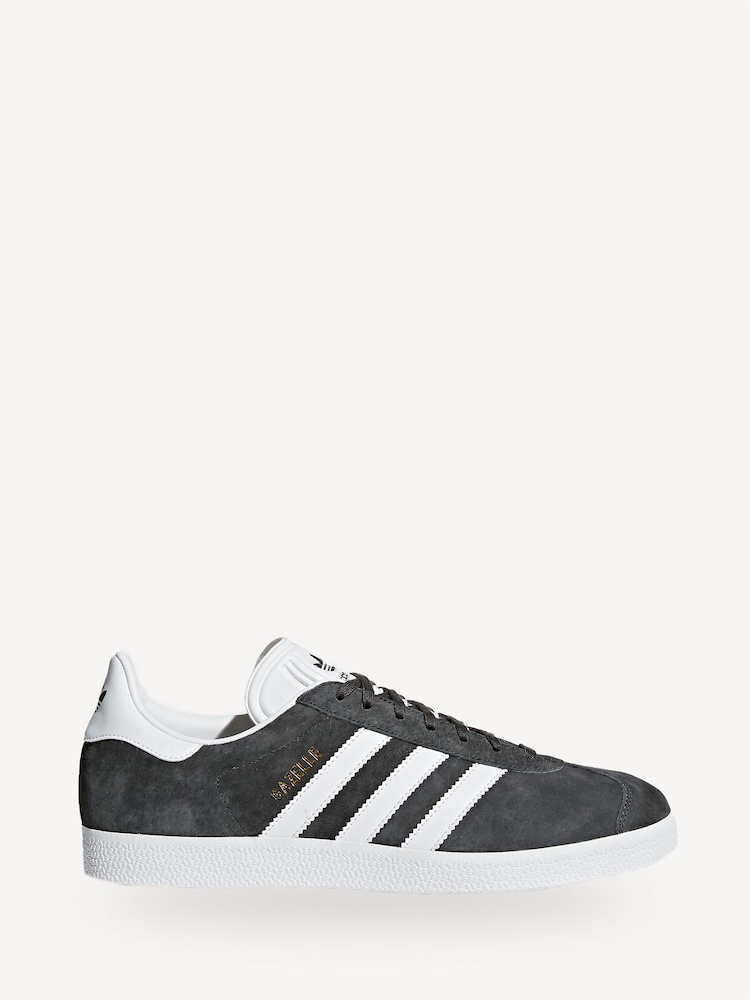 adidas Originals Charcoal Gazelle Trainers - Image 2 of 12